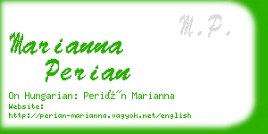 marianna perian business card